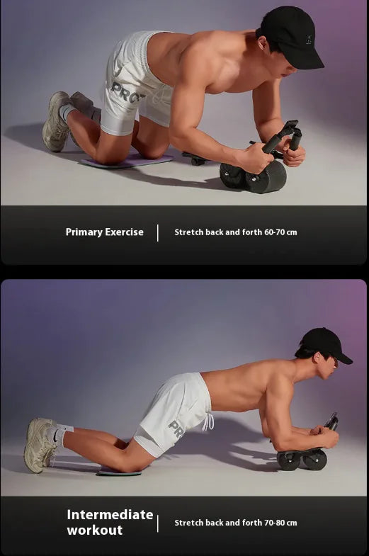 Automatic Rebound Abdominal Wheel Automatisches Rebound-Coretrainer