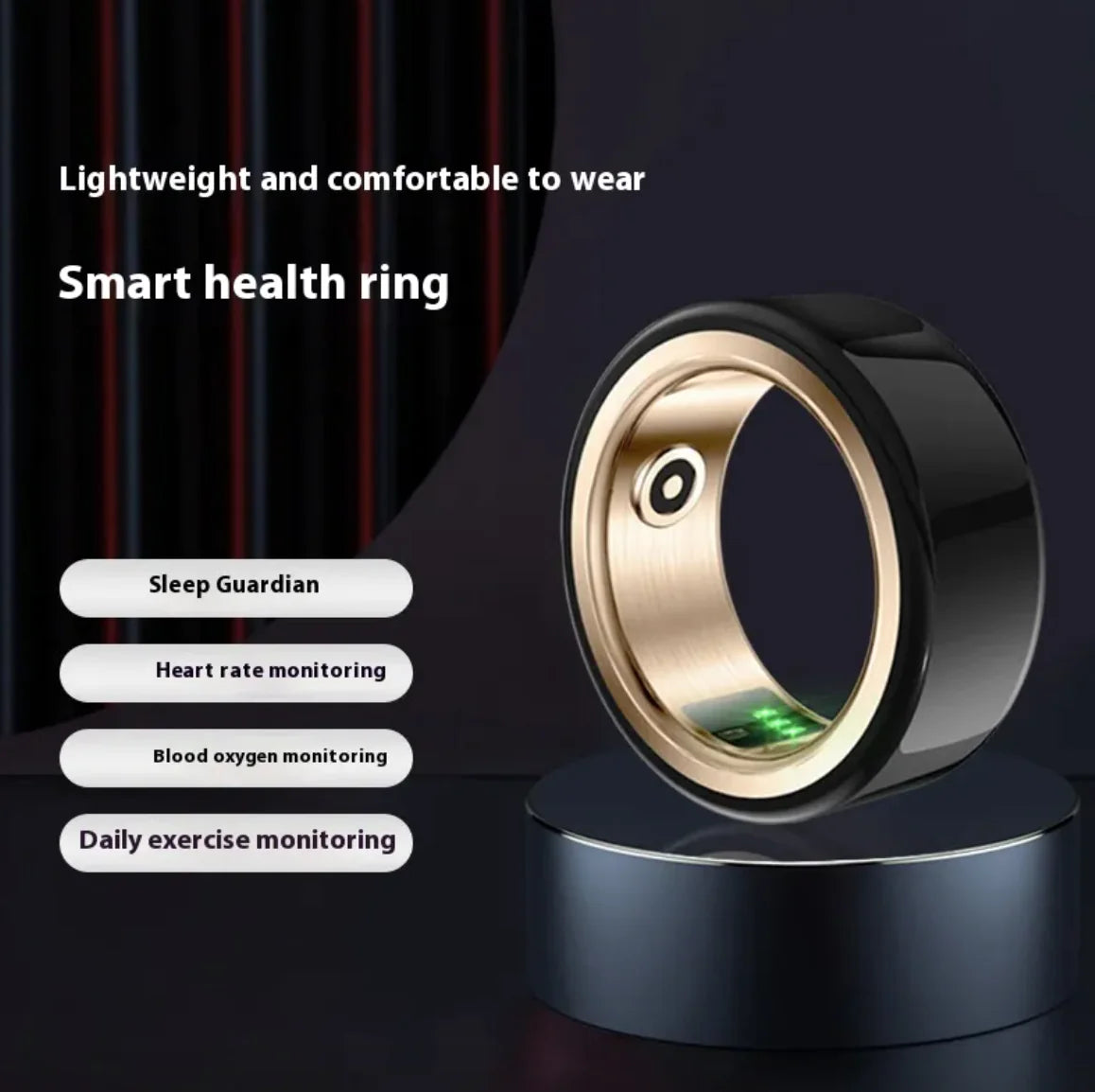 Smart Ring zur Gesundheitsüberwachung aus Keramik