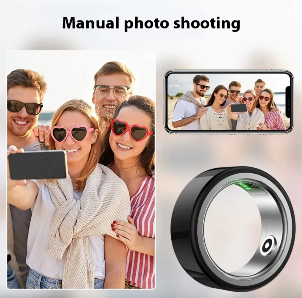 Smart Ring zur Gesundheitsüberwachung aus Keramik